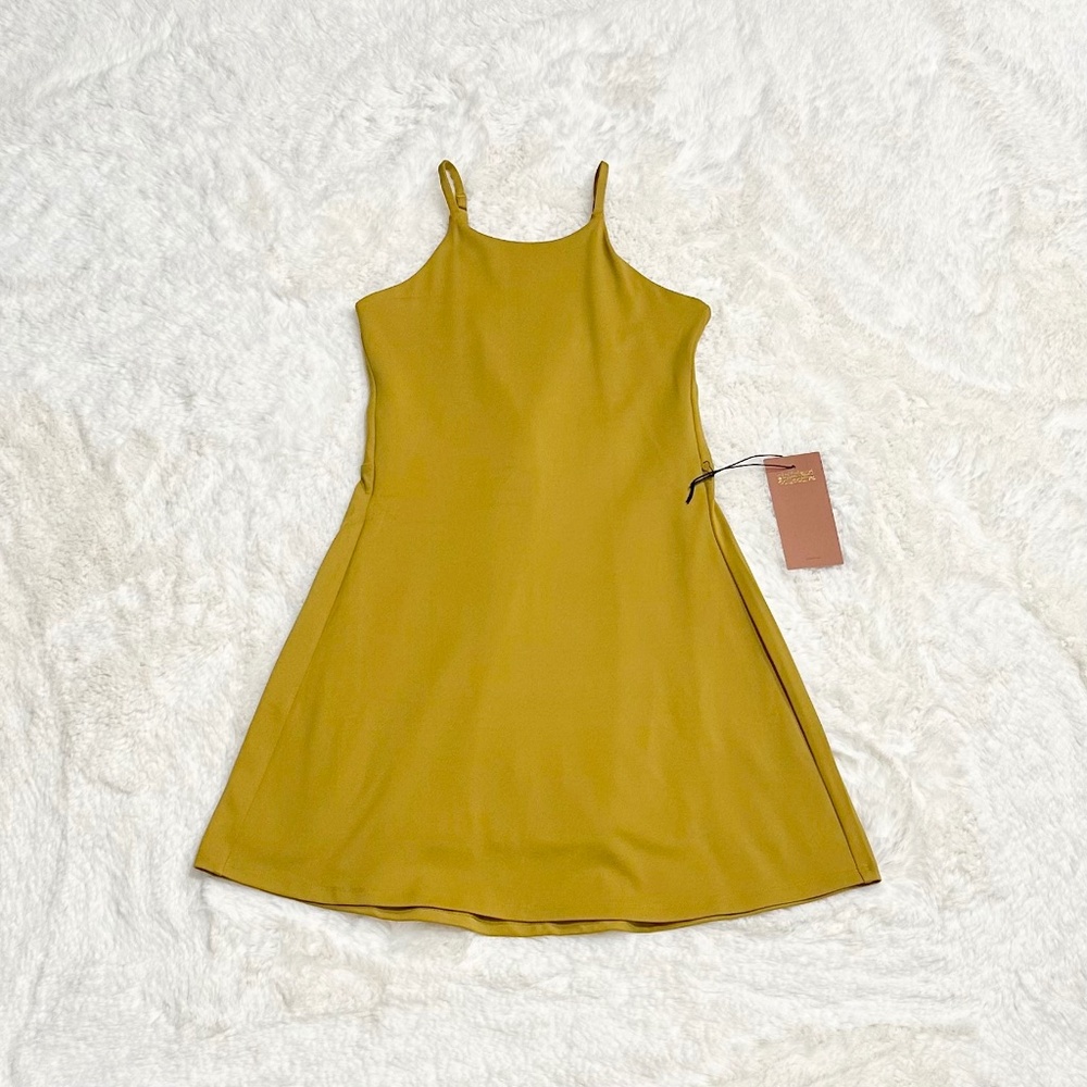 Girlfriend Collective Mustard Dress/Romper